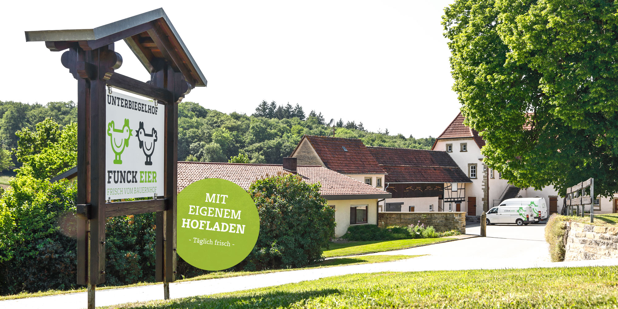 Funck Eier: Frische Eier vom Unterbiegelhof